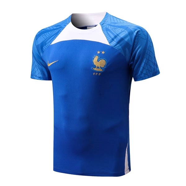 Trainingsshirt Frankreich 2022-23 Blau